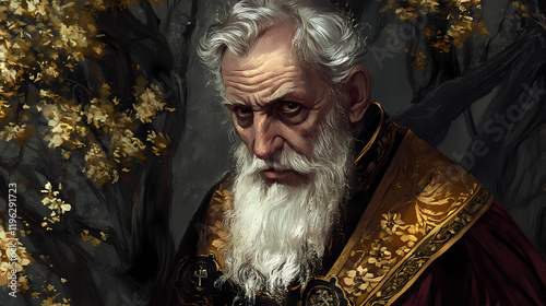 Wilhelm of brandenburg-ansbach, the last archbishop of riga. Willowbloom. Illustration