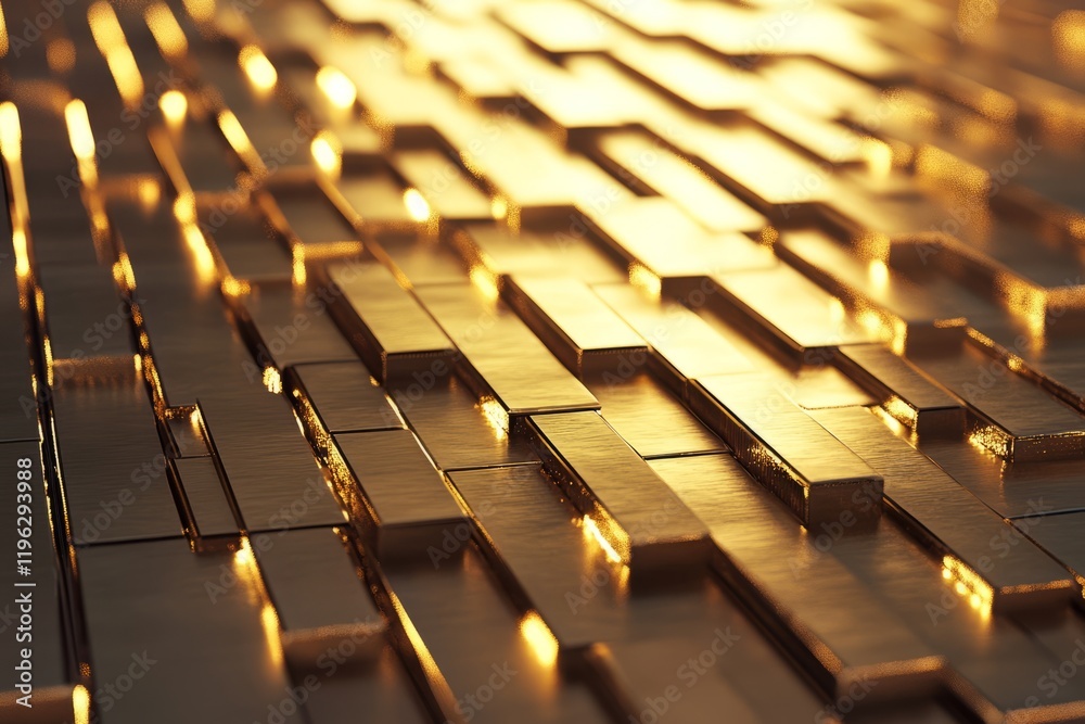 Obraz premium Abstract gold bars background texture