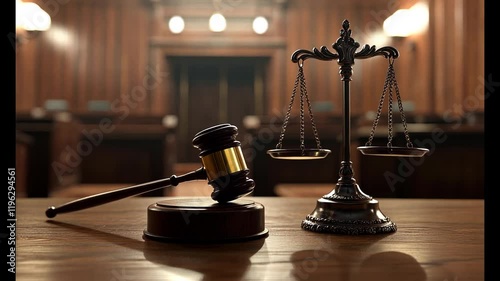 Justice, Law, and Courtroom: A Symbolic Representation