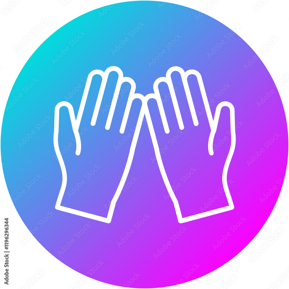 Obraz premium Prayer Hands Icon