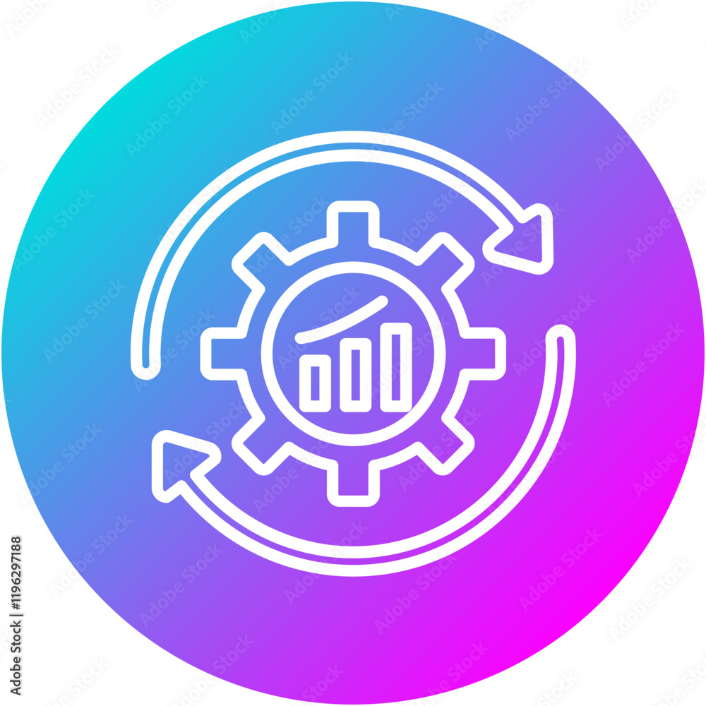 Continuous improvement Icon Continuous improvement Icon
