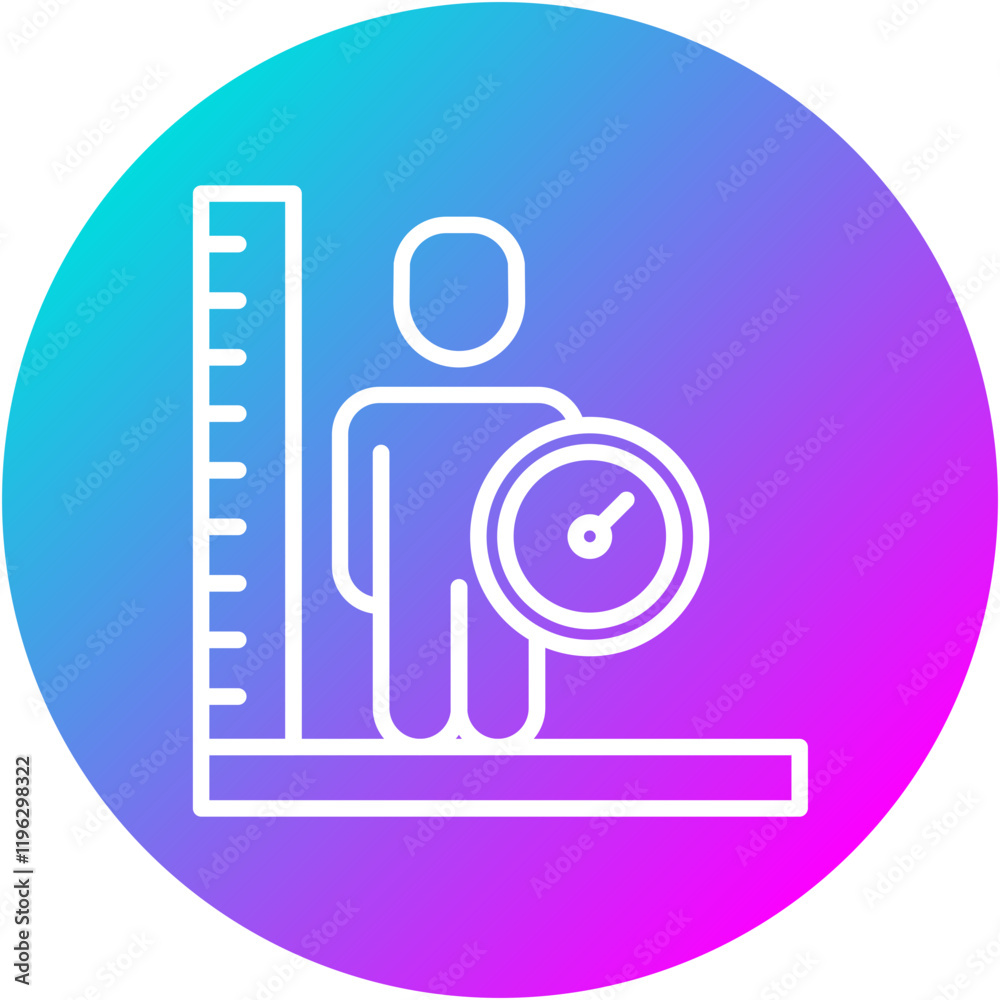 Body Mass Index Icon Body Mass Index Icon