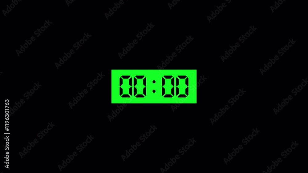 Digital countdown timer five seconds animation from 05 to 0 seconds on transparent background with alpha channel, 05 second countdown timer, Digital Countdown video
Digital countdown timer five seconds animation from 05 to 0 seconds on transparent background with alpha channel, 05 second countdown timer, Digital Countdown video