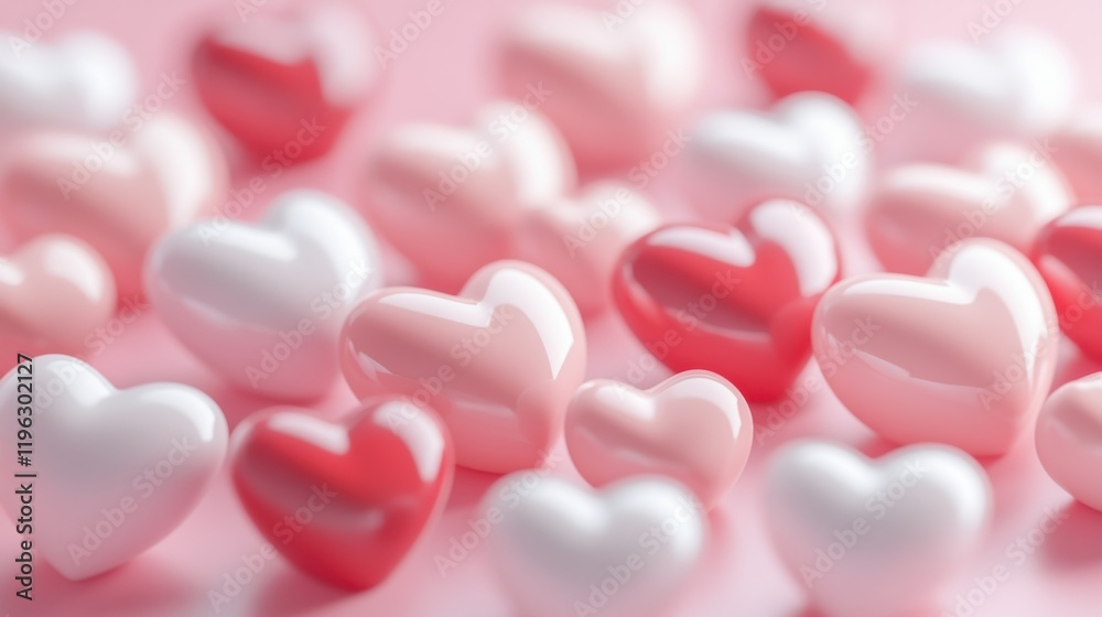 Valentine's Day wallpaper featuring soft pink and red hearts with a subtle gradient background, creating a romantic and festive atmosphere Valentine's Day wallpaper featuring soft pink and red hearts with a subtle gradient background, creating a romantic and festive atmosphere