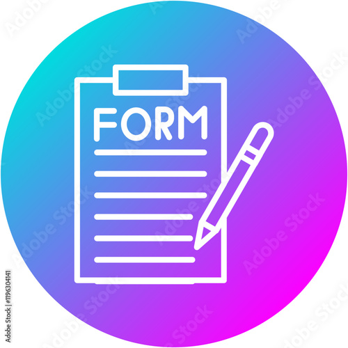 Application Form Icon