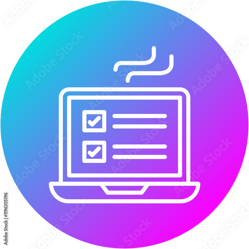 Smoke Testing Icon