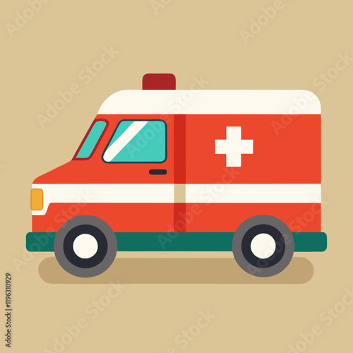 ambulance car vector