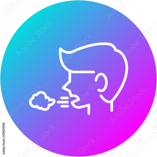 Smoke Inhalation Icon