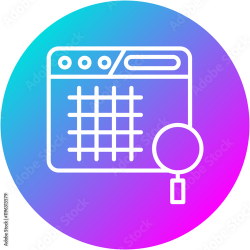 Grid Search Icon