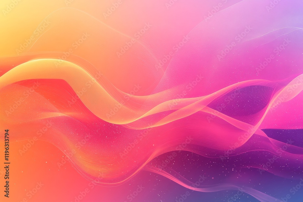 Fototapeta premium Simple Blank Digital Background with Smooth Gradient, Generative AI