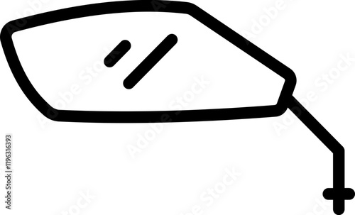 outline mirror icon