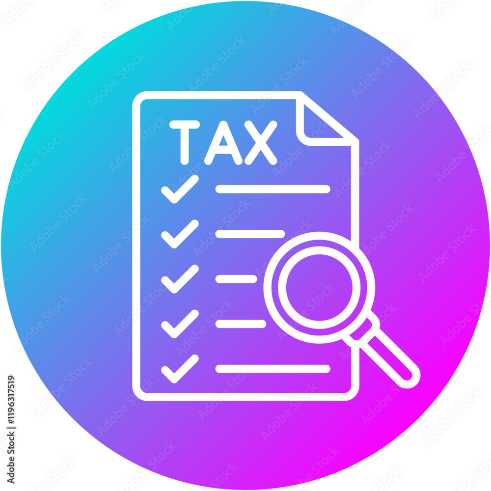 Tax Evaluation Icon