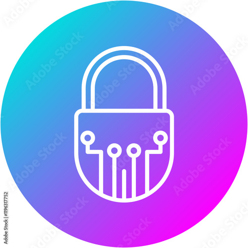 Digital lock Icon