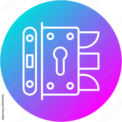 Mortise lock Icon photo