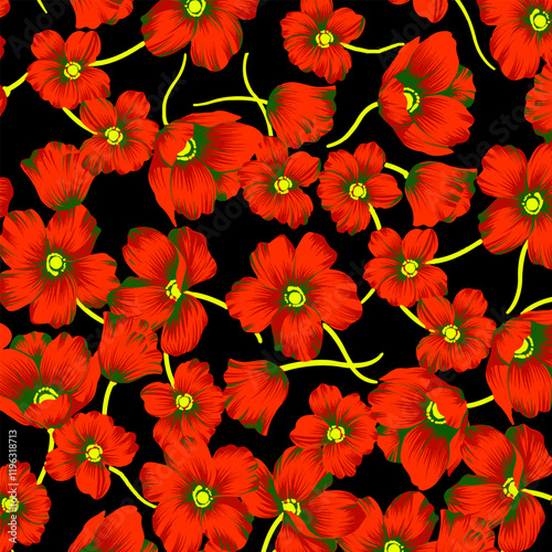 Abstract Flower background suitable for home decore and wallpaper purpose