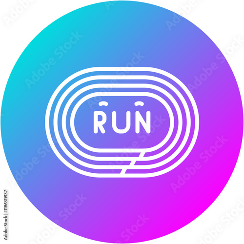 Running Track Icon