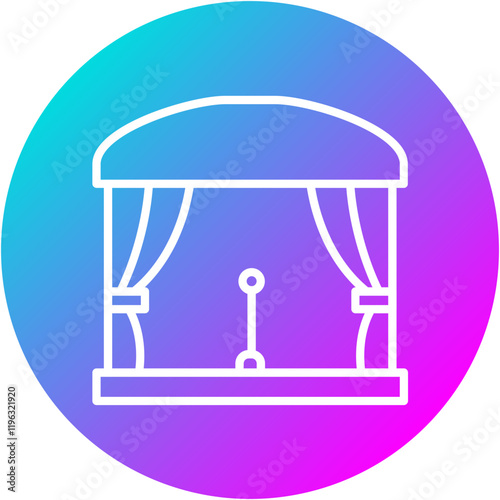 Stage Curtain Icon