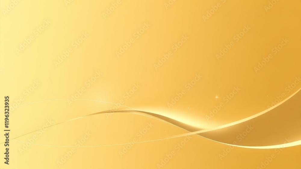 Fototapeta premium abstract gold background with waves and light effects,