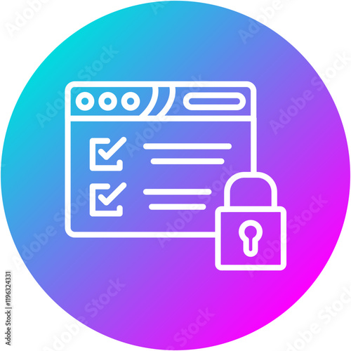 Secure data Icon