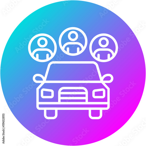 Carpooling Icon