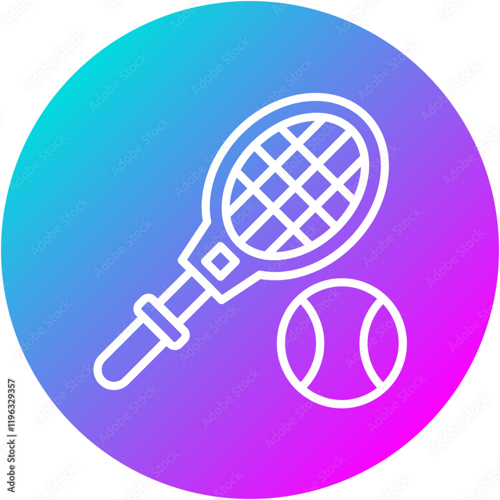 Tennis Racket Icon Tennis Racket Icon