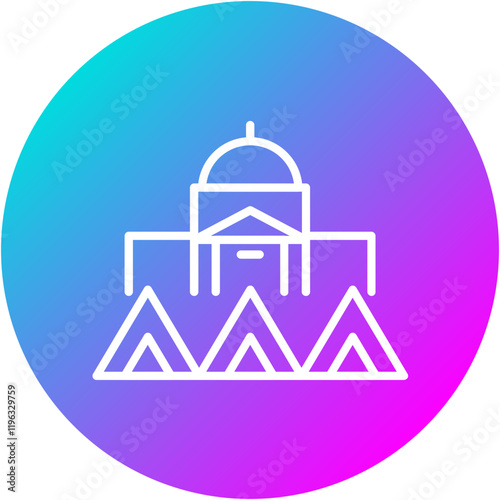 Protest Tent Icon