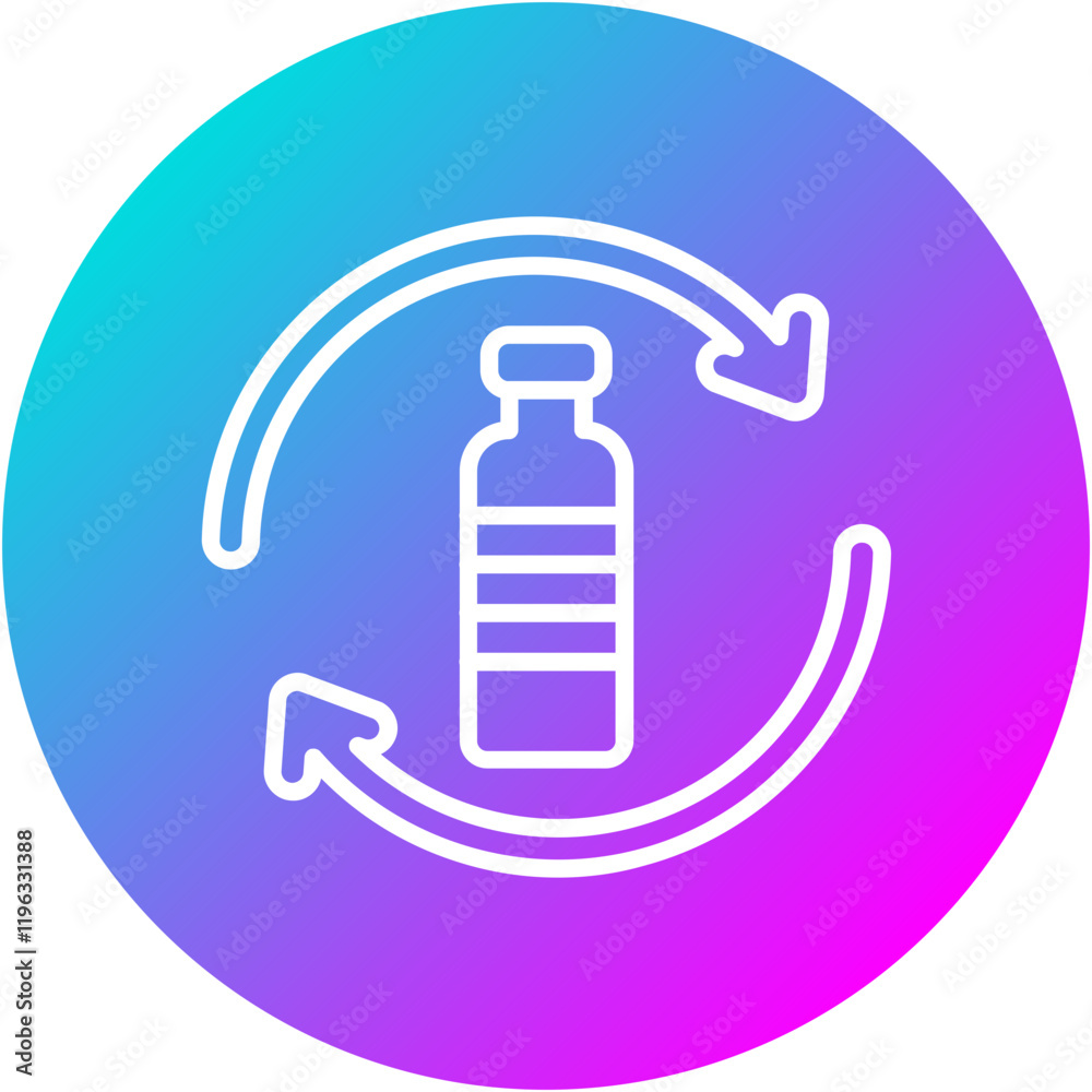 Obraz premium Upcycled Plastics Icon