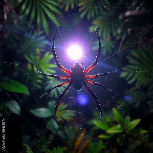 spider on a web