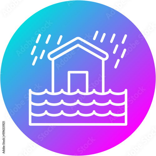 Flash Flood Icon