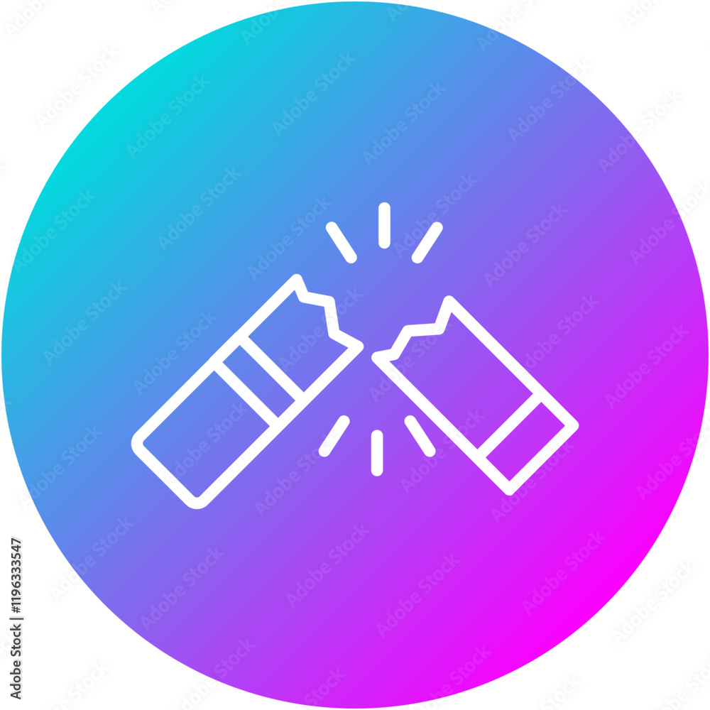 Breaking Cigarette Icon