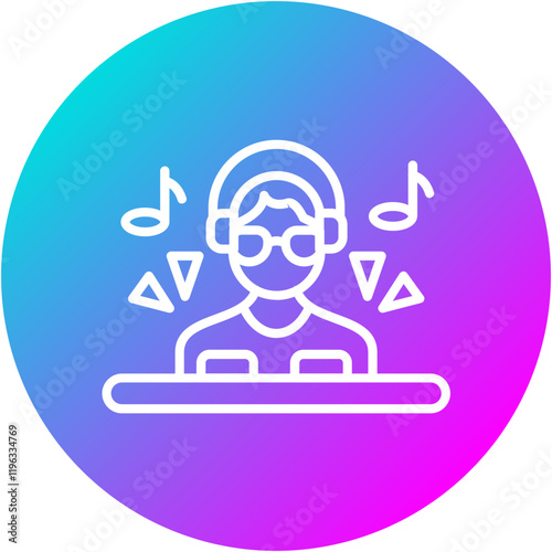 Nightclub DJ Icon