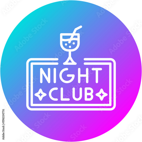 Nightclub Logo Icon