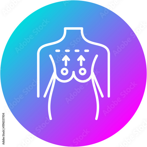 Breast Augmentation Icon