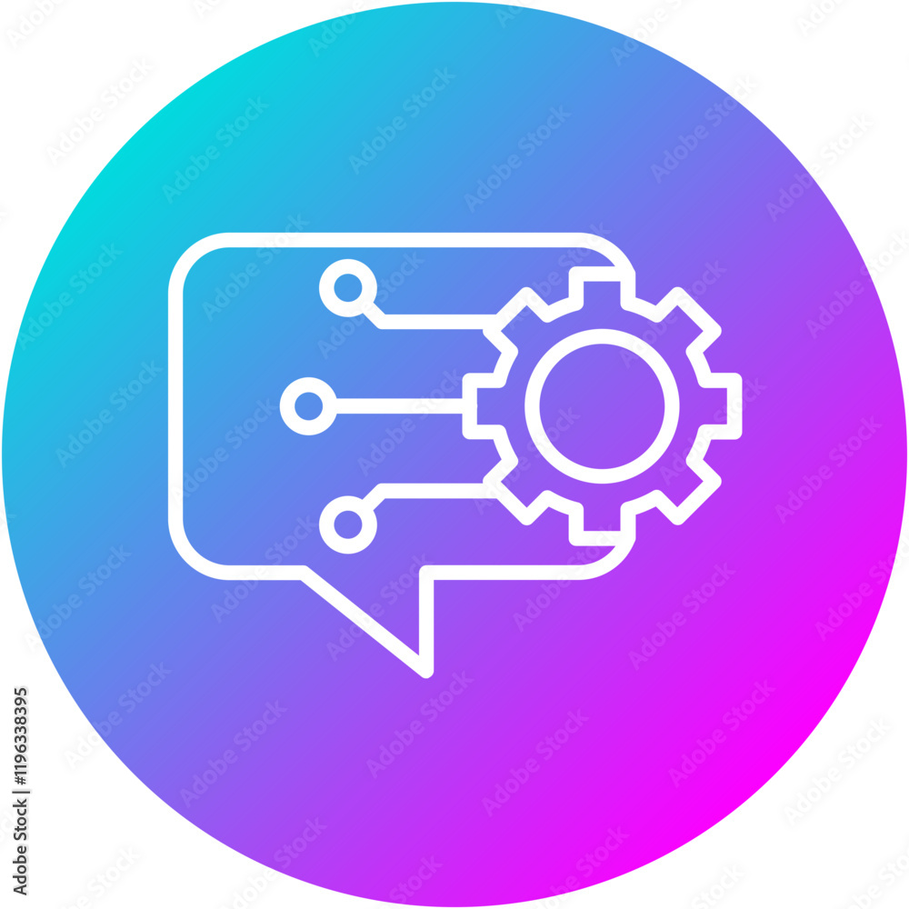 Natural Language Processing Icon Natural Language Processing Icon