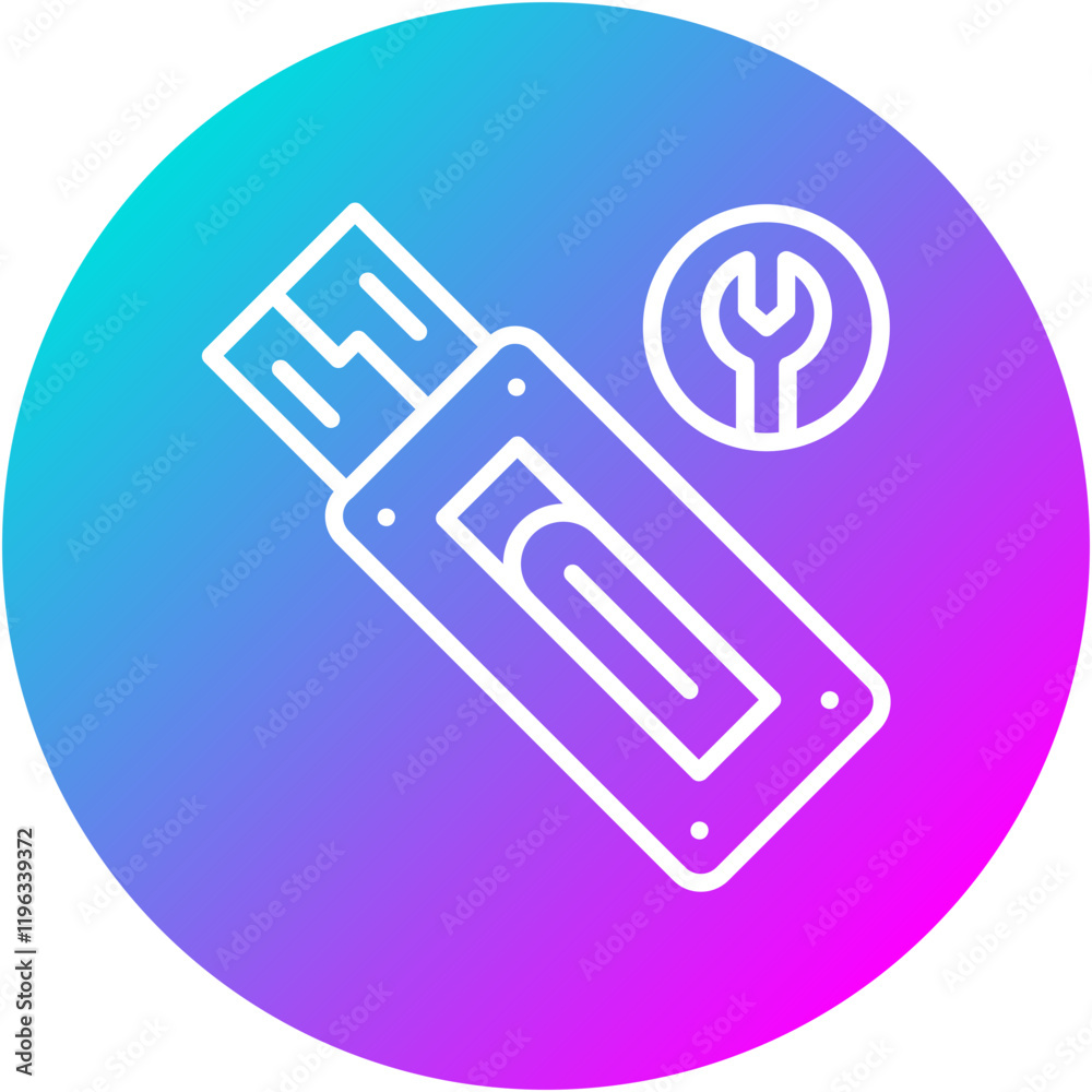 USB Flash Drive Repair Icon