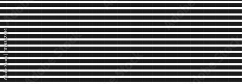 Abstract Geometric pattern, Lines, Illustration, vector, alternating overlapping, orderly arrangement background, black and white, banner, website, template, dark.