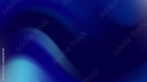Abstract Dark Blue Gradient Swirl Background.