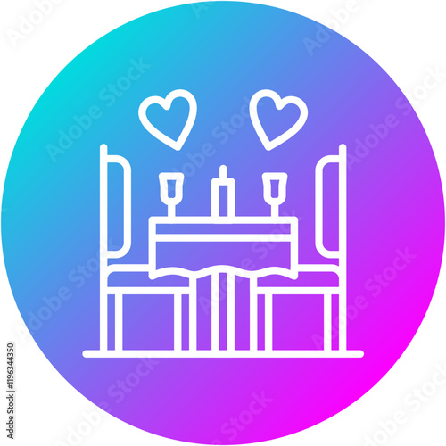 Romantic Dinner Icon