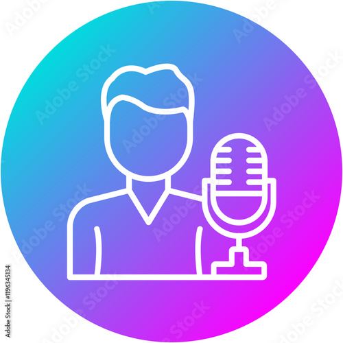 Podcast Host Icon