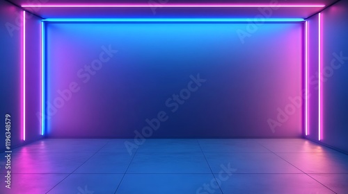 Wallpaper Mural Neon lights background Torontodigital.ca