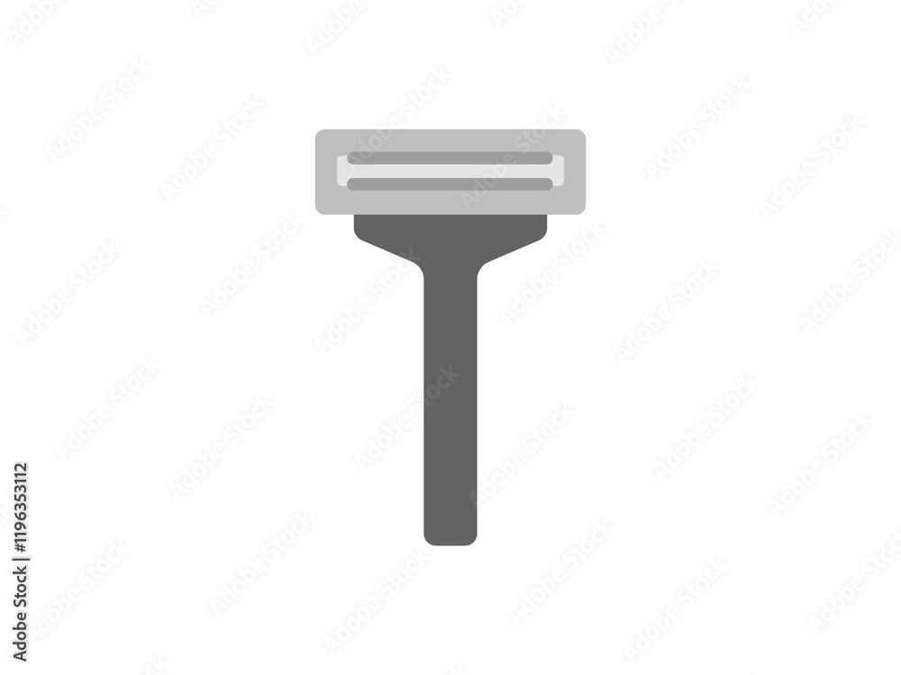 T字カミソリのアイコンのイラスト T字カミソリのアイコンのイラスト