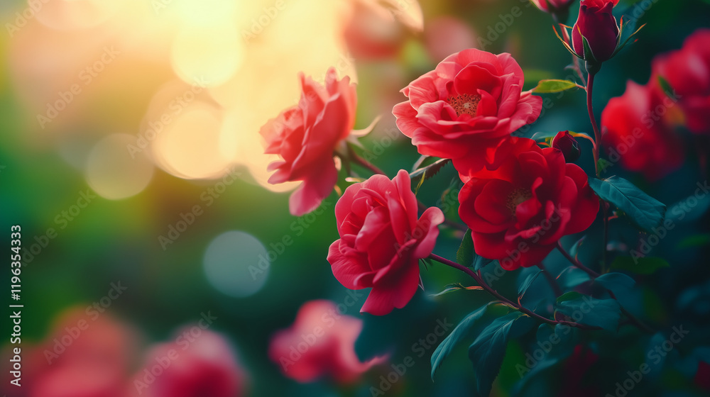 A close-up of red roses, forming an abstract background. The roses should be arranged in a bouquet-like pattern with each rose facing the camera directly from above. Valentine day A close-up of red roses, forming an abstract background. The roses should be arranged in a bouquet-like pattern with each rose facing the camera directly from above. Valentine day