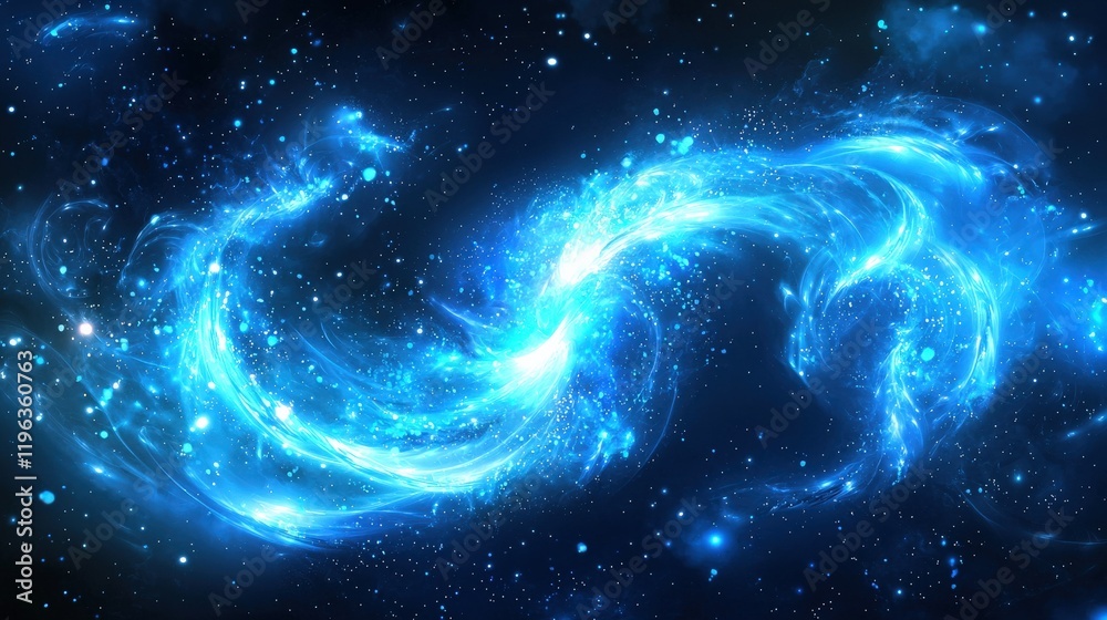 Blue background with a glowing circular design in the center, creating a modern and dynamic visual Blue background with a glowing circular design in the center, creating a modern and dynamic visual