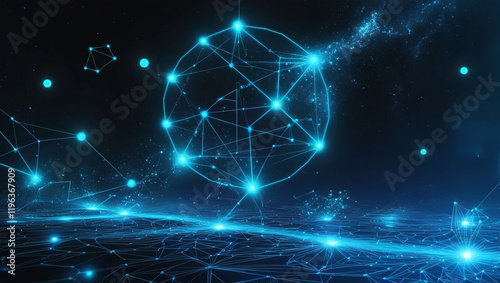 abstract background with stars