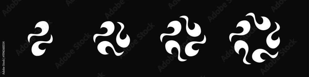 Y2K Aesthetic Vectors for Retrofuturistic Concepts.