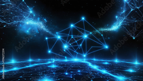 abstract background with stars