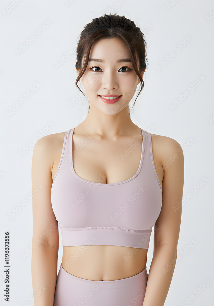 Fototapeta premium woman doing yoga