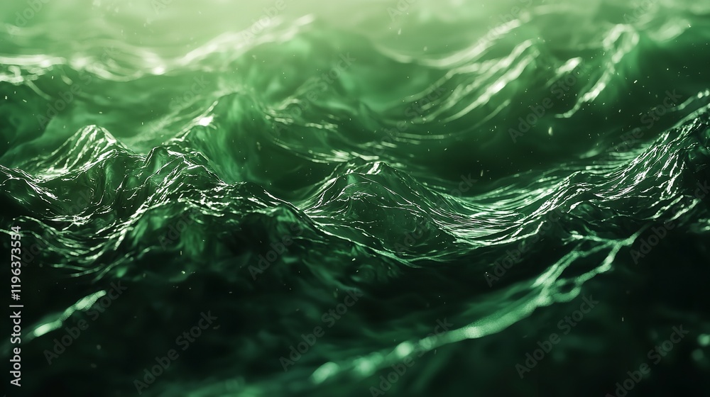 A surfer riding a giant wave, illustrating thrill and skill. Concept of water sports and adventure. Generative Ai.