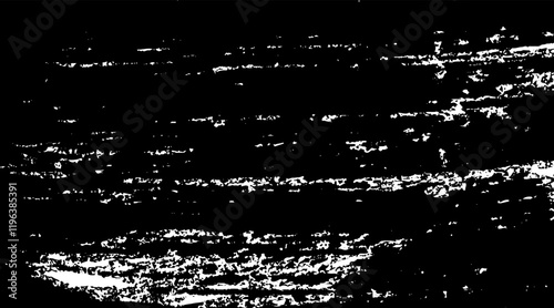 Snow, stars, twinkling lights, rain drops on black background. Abstract vector noise. Small particles of debris and dust. Distressed uneven grunge texture overlay.