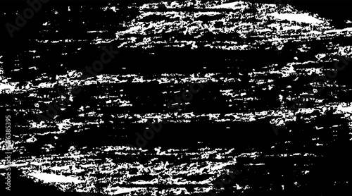 Snow, stars, twinkling lights, rain drops on black background. Abstract vector noise. Small particles of debris and dust. Distressed uneven grunge texture overlay.